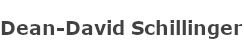 Dean-David Schillinger Logo